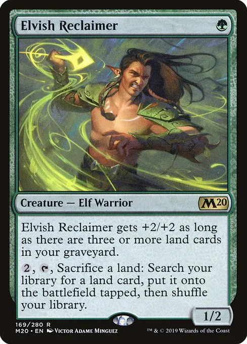 Elvish Reclaimer · Core Set 2020 169/346