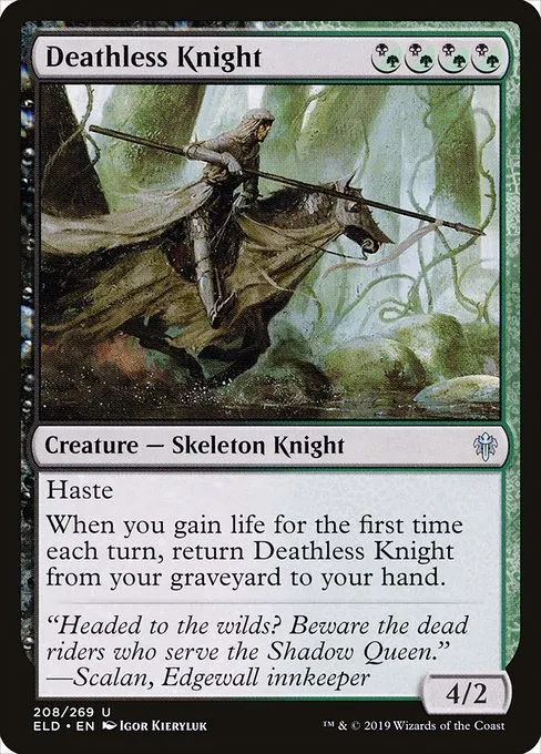 Deathless Knight · Throne of Eldraine 208/398