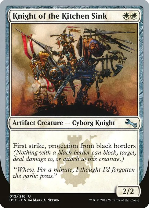 Knight of the Kitchen Sink · Unstable 12a/268