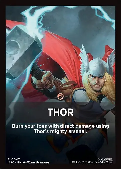 Thor · Marvel Super Heroes Jumpstart Front Cards 47/61