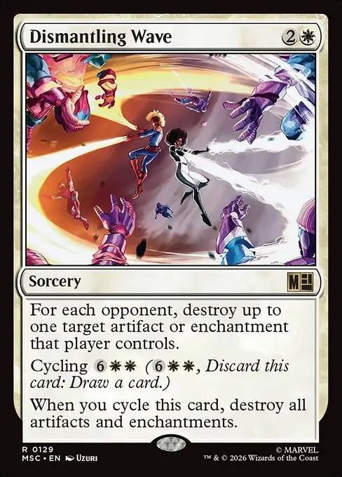 Dismantling Wave · Marvel Super Heroes Commander 129/9
