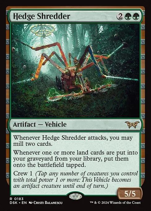 Hedge Shredder · Duskmourn: House of Horror 183/419