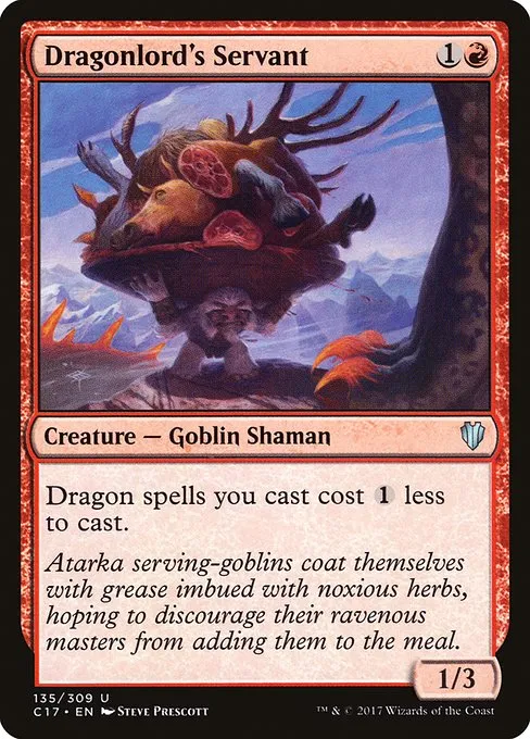 Dragonlord's Servant · Commander 2017 135/309