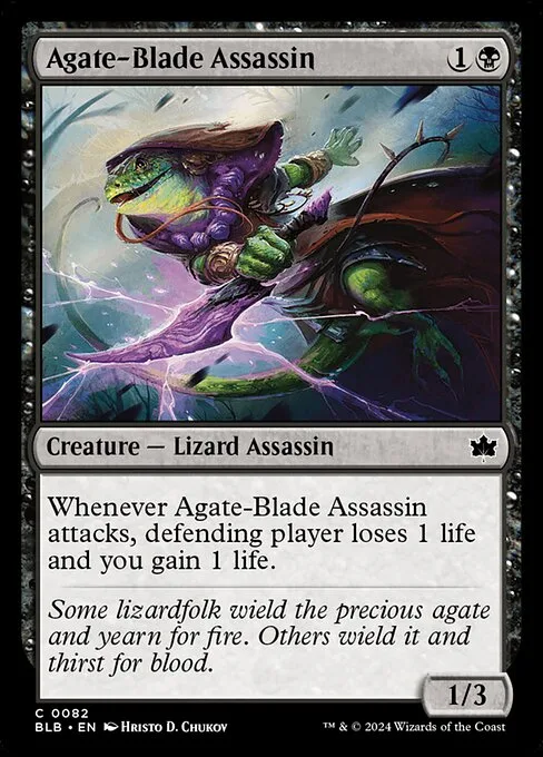 Agate-Blade Assassin · Bloomburrow 82/398