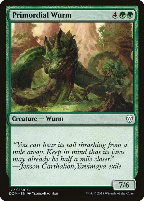 Primordial Wurm · Dominaria 177/280