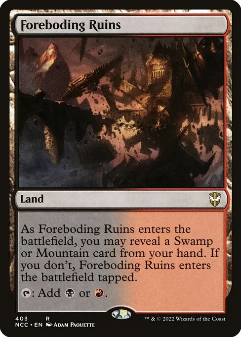 Foreboding Ruins · New Capenna Commander 403/447