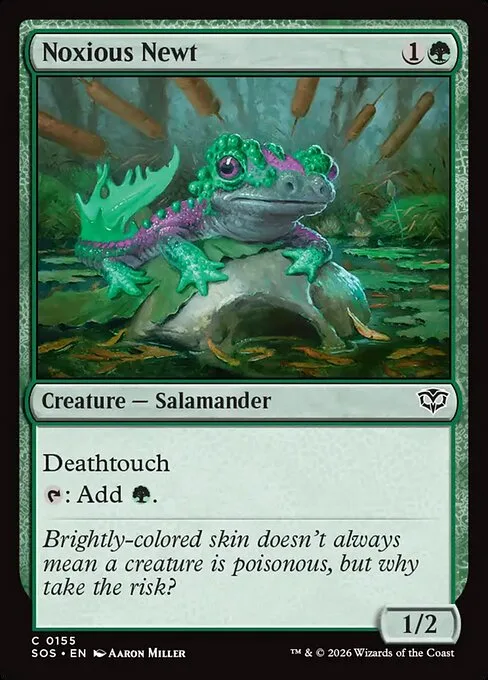 Noxious Newt · Secrets of Strixhaven 155/368