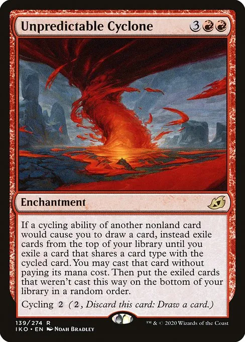 Unpredictable Cyclone · Ikoria: Lair of Behemoths 139/390