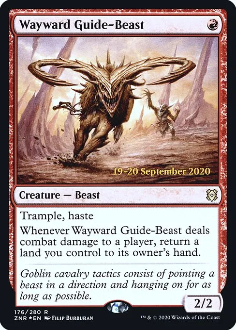 Wayward Guide-Beast · Zendikar Rising Promos 176s/153