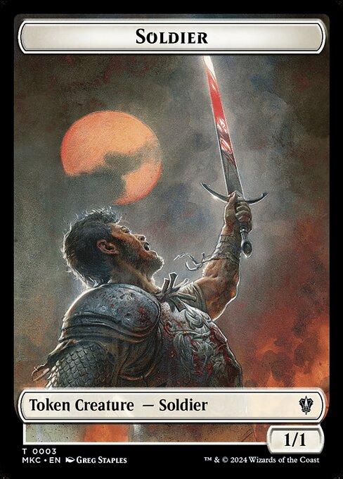 Soldier · Murders at Karlov Manor Commander Tokens 3/31
