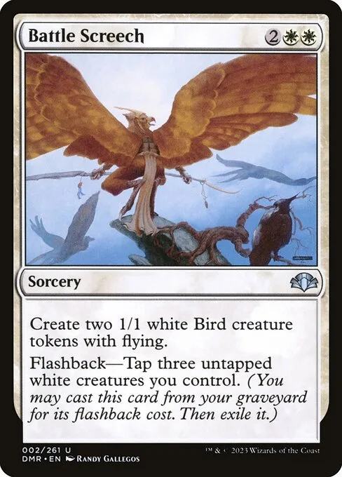 Battle Screech · Dominaria Remastered 2/457