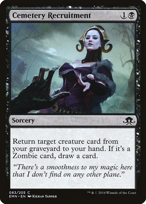 Cemetery Recruitment · Eldritch Moon 83/208