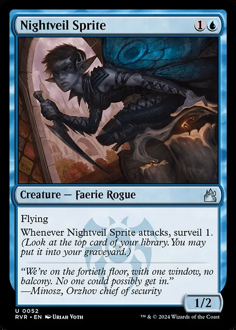 Nightveil Sprite · Ravnica Remastered 52/531