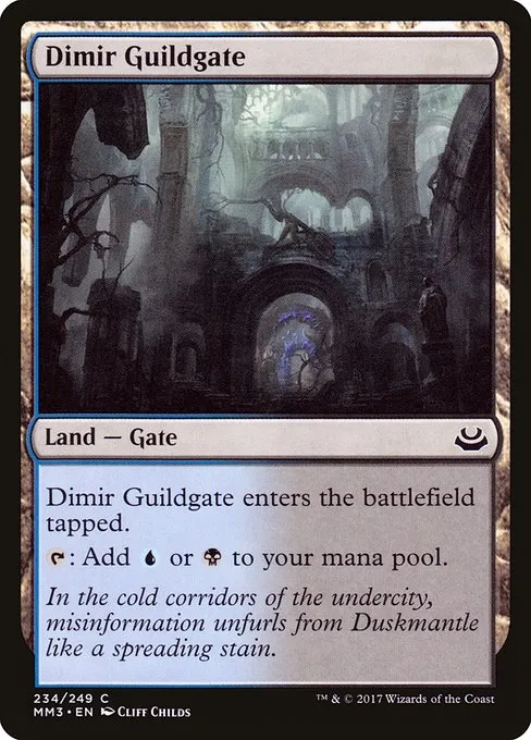 Dimir Guildgate · Modern Masters 2017 234/249