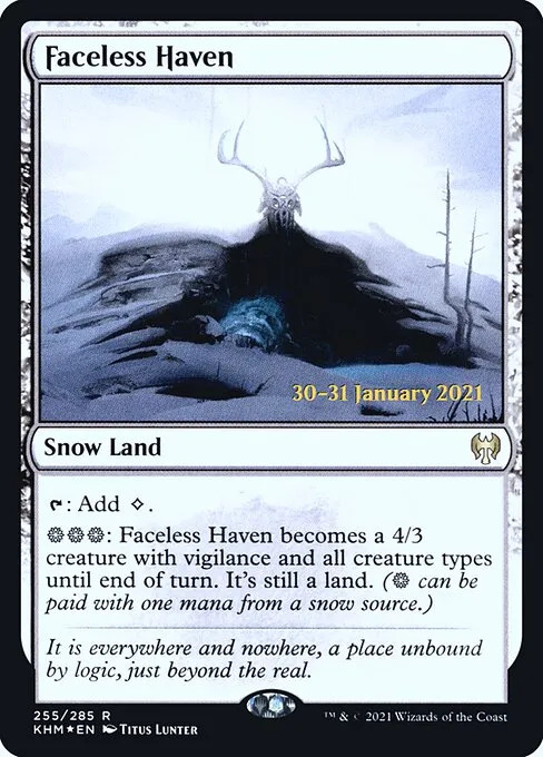 Faceless Haven · Kaldheim Promos 255s/158