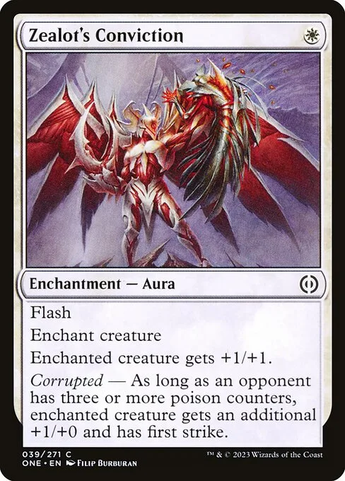 Zealot's Conviction · Phyrexia: All Will Be One 39/479