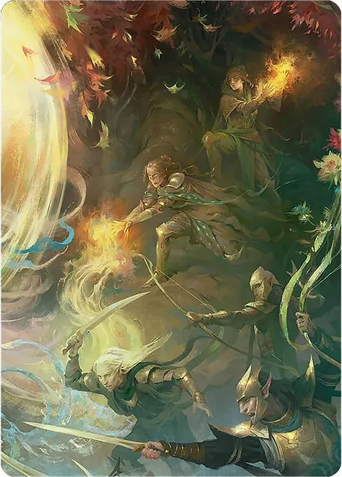 Rally the Galadhrim // Rally the Galadhrim · Tales of Middle-earth Scene Box 9/24