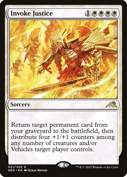 Invoke Justice · Kamigawa: Neon Dynasty 21/531