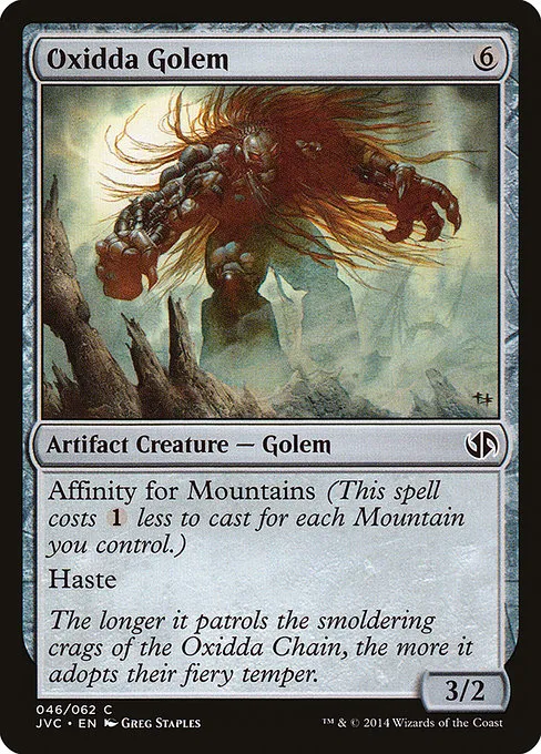 Oxidda Golem · Duel Decks Anthology: Jace vs. Chandra 46/62