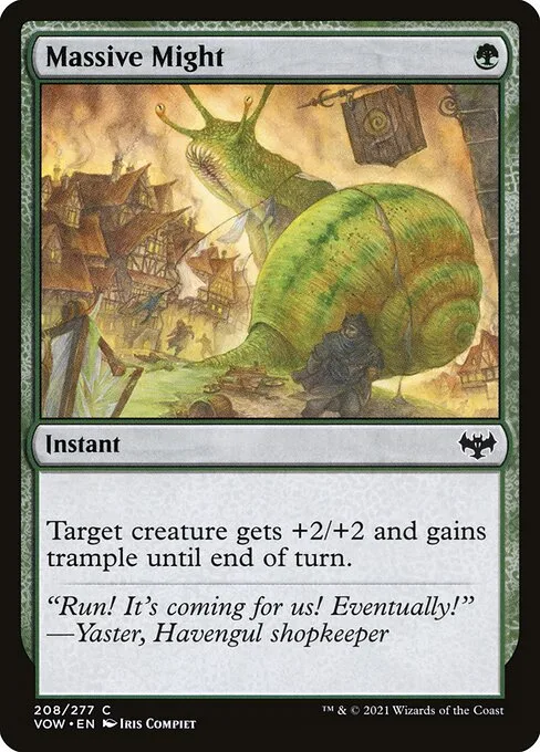 Massive Might · Innistrad: Crimson Vow 208/423