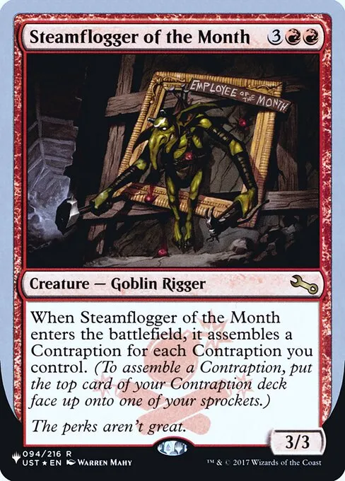 Steamflogger of the Month · The List (Unfinity Foil Edition) 30/62