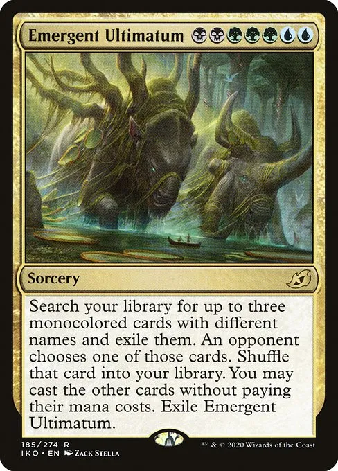 Emergent Ultimatum · Ikoria: Lair of Behemoths 185/390