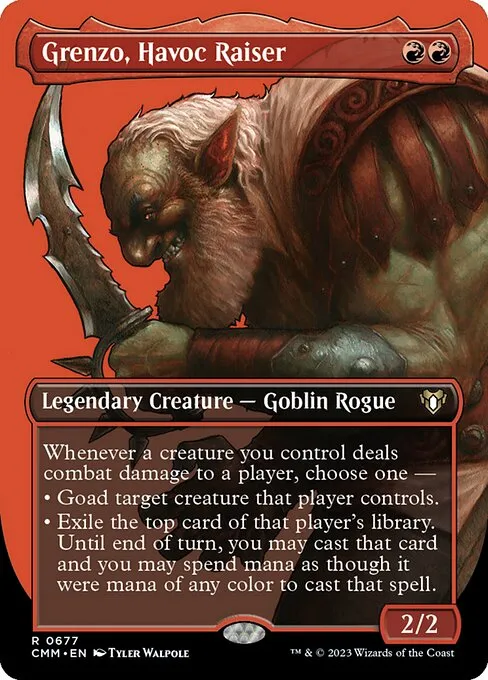 Grenzo, Havoc Raiser · Commander Masters 677/1067