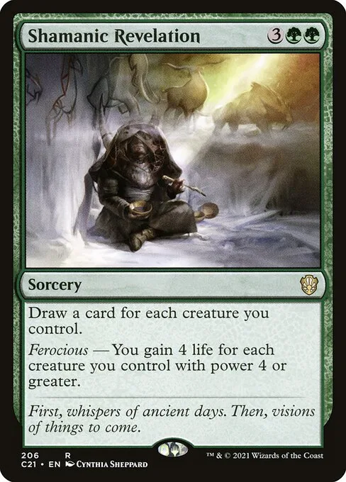 Shamanic Revelation · Commander 2021 206/409