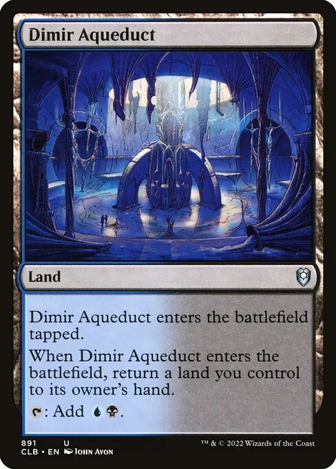 Dimir Aqueduct · Commander Legends: Battle for Baldur's Gate 891/936