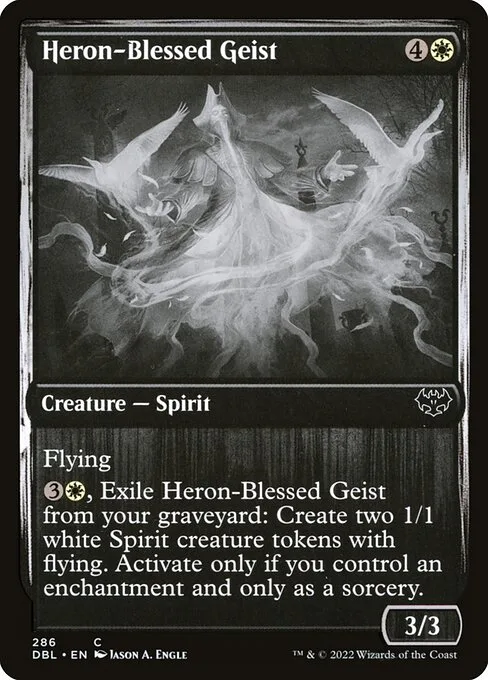 Heron-Blessed Geist · Innistrad: Double Feature 286/535