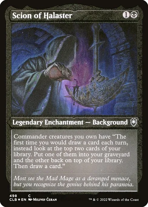 Scion of Halaster · Commander Legends: Battle for Baldur's Gate 498/936