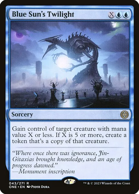Blue Sun's Twilight · Phyrexia: All Will Be One 43/479