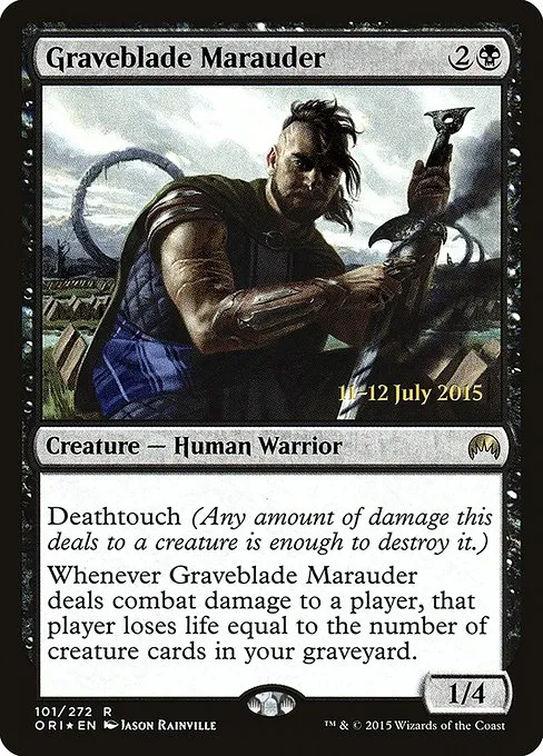 Graveblade Marauder · Magic Origins Promos 101s/54