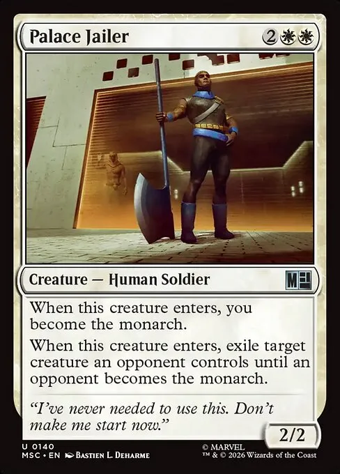 Palace Jailer · Marvel Super Heroes Commander 140/9