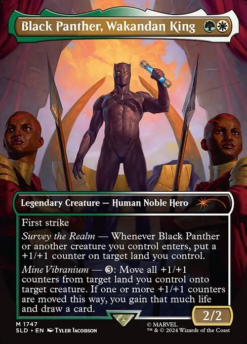 Black Panther, Wakandan King · Secret Lair Drop 1747/2547