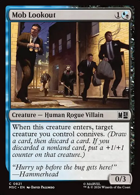 Mob Lookout · Marvel Super Heroes Commander 821/9