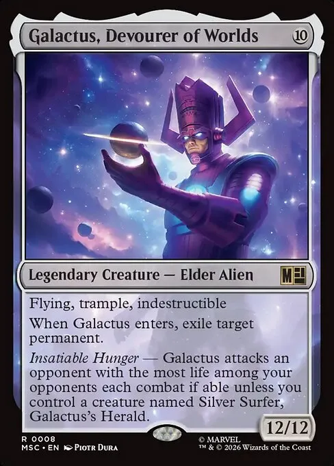 Galactus, Devourer of Worlds · Marvel Super Heroes Commander 8/9