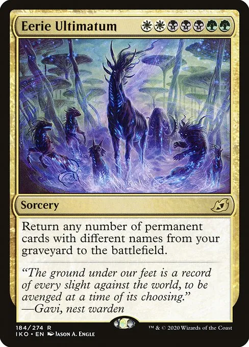 Eerie Ultimatum · Ikoria: Lair of Behemoths 184/390
