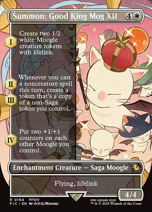Summon: Good King Mog XII · Final Fantasy Commander 194/486