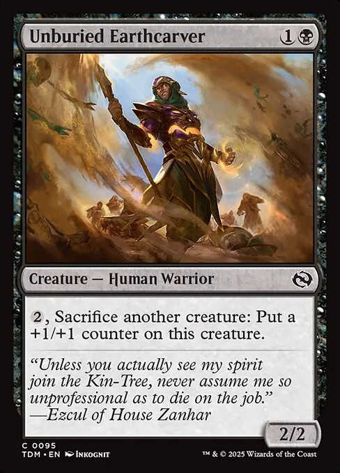 Unburied Earthcarver · Tarkir: Dragonstorm 95/427