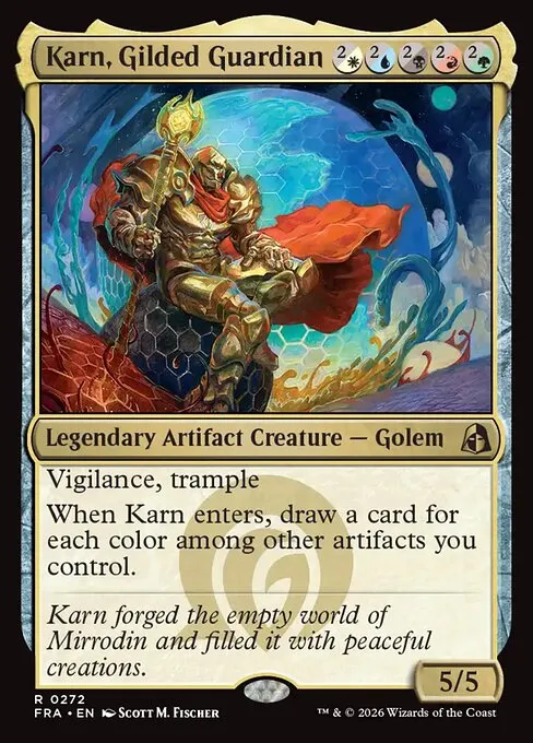 Karn, Gilded Guardian · Reality Fracture 272/7