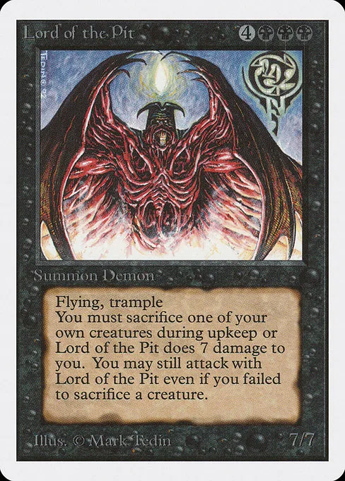 Lord of the Pit · Unlimited Edition 115/302