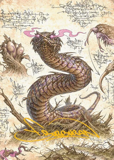 Rottenmouth Viper // Rottenmouth Viper · Bloomburrow Art Series 36/54