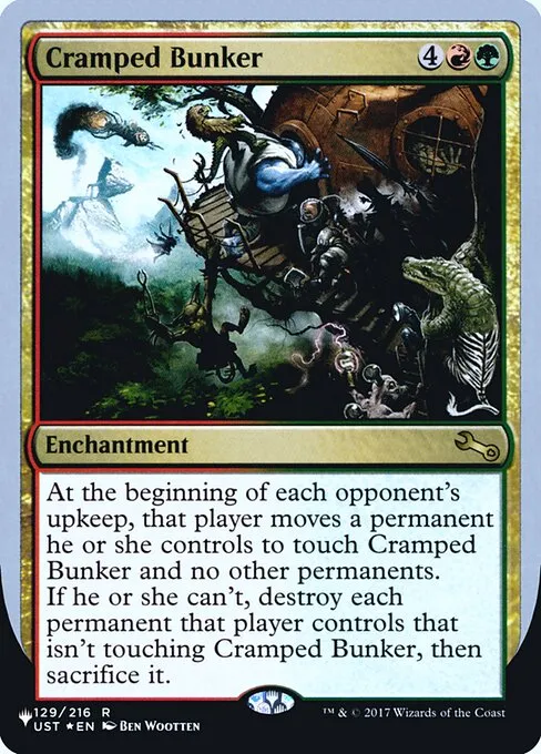 Cramped Bunker · The List (Unfinity Foil Edition) 45/62