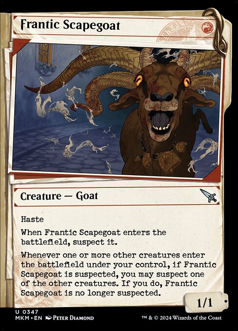 Frantic Scapegoat · Murders at Karlov Manor 347/451