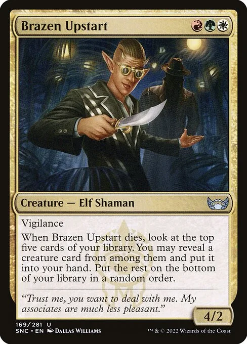 Brazen Upstart · Streets of New Capenna 169/513