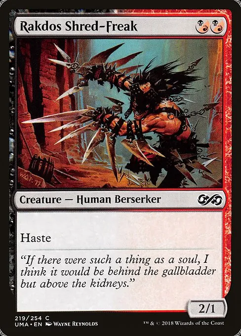 Rakdos Shred-Freak · Ultimate Masters 219/254