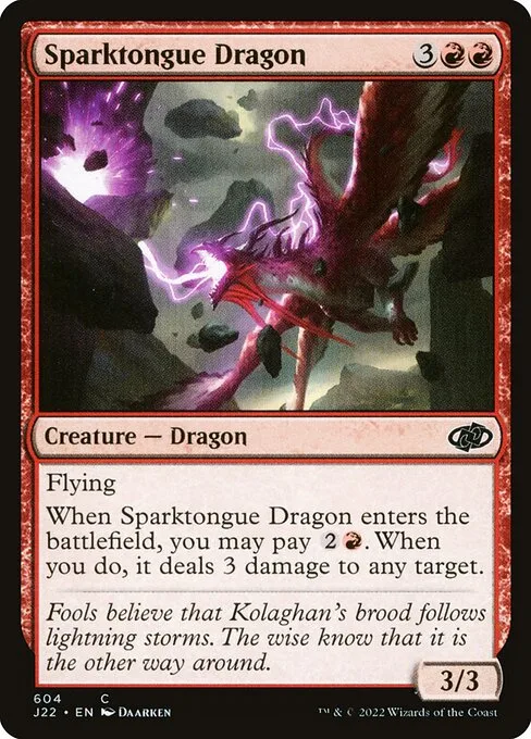 Sparktongue Dragon · Jumpstart 2022 604/835