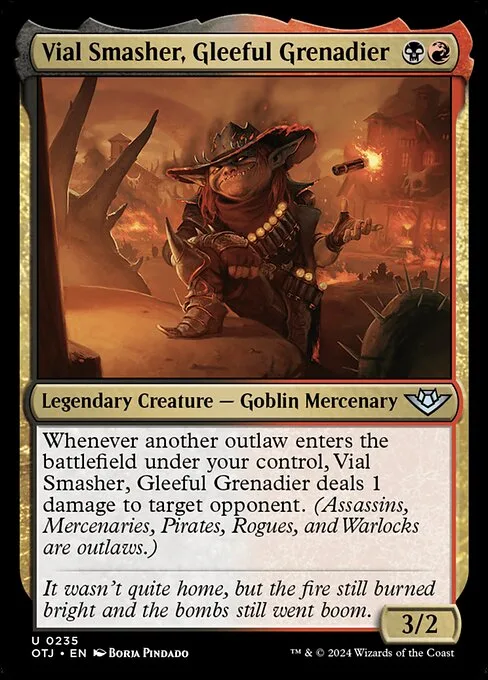 Vial Smasher, Gleeful Grenadier · Outlaws of Thunder Junction 235/374