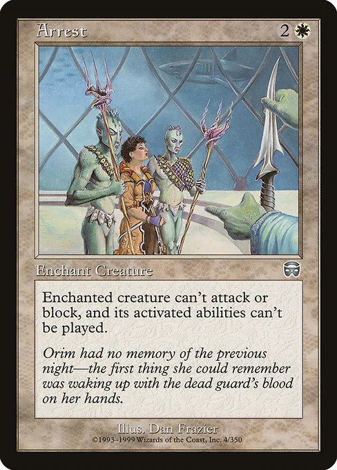 Arrest · Mercadian Masques 4/350